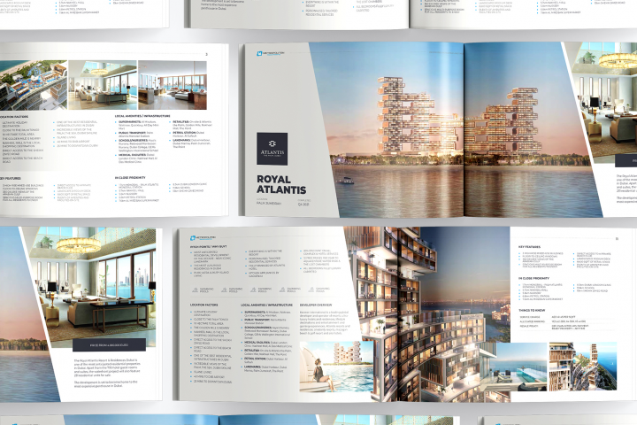 Creative brochures for real estate agencies