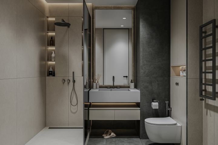 Modern bathroom